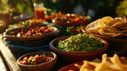 Fototapeta premium Food variety on table