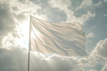 White Flag Flying High