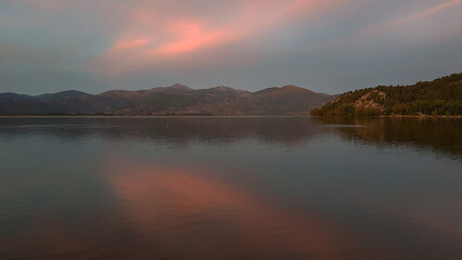 Last light ✨️ in lake Kastoria Greece 