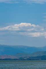 Layers of Nature: Clouds Over the Lake in a Beautiful Summer Landscape - Macedonia 2024