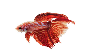 Fototapeta premium background fish a and with separated from white and transparent background