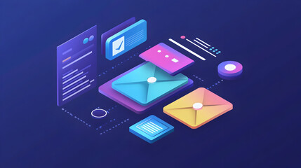 Economic Growth Opportunities Depicted by Emerging Markets and Investment Areas - An illustration of emerging markets and potential investment areas highlighted on a map, 
