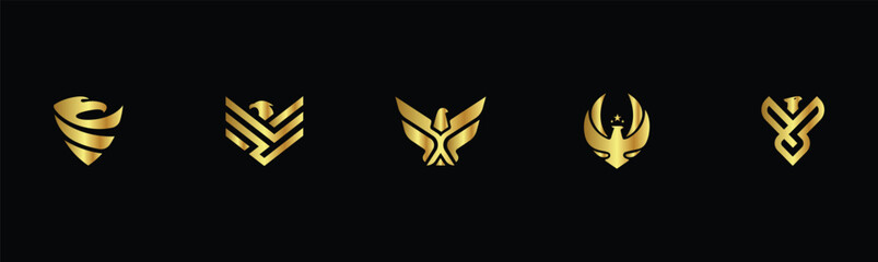 Luxury Premium Aagle Logo Design Concept