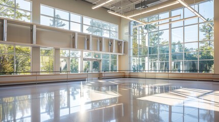 Spacious Modern Interior with Large Windows