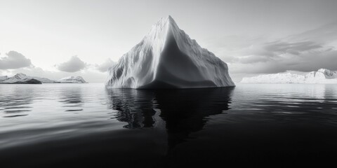 Iceberg underwater