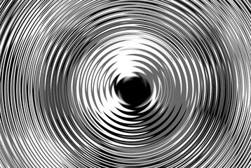 Obraz premium Background of radial lines for comic books in hand-drawn style. Manga speed frame, superhero action, explosion background. black and white