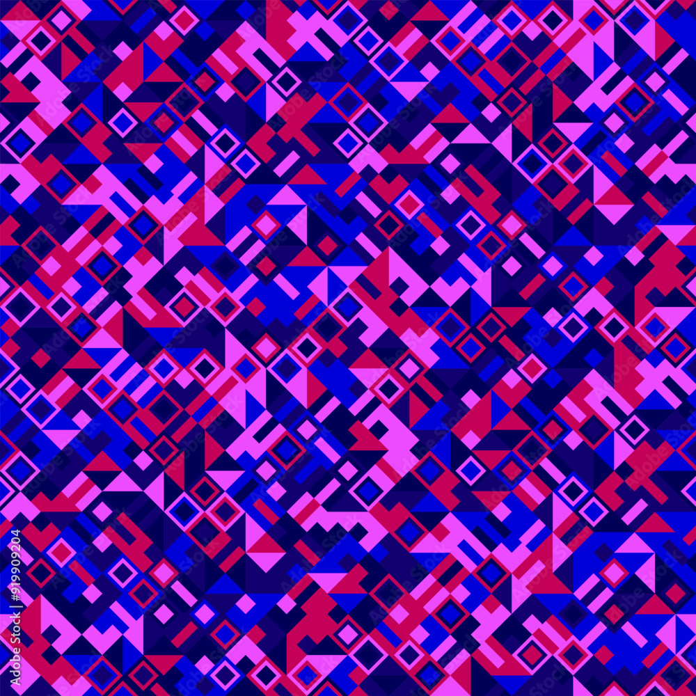 Poster colorful diagonal geometric pattern background - abstract vector design