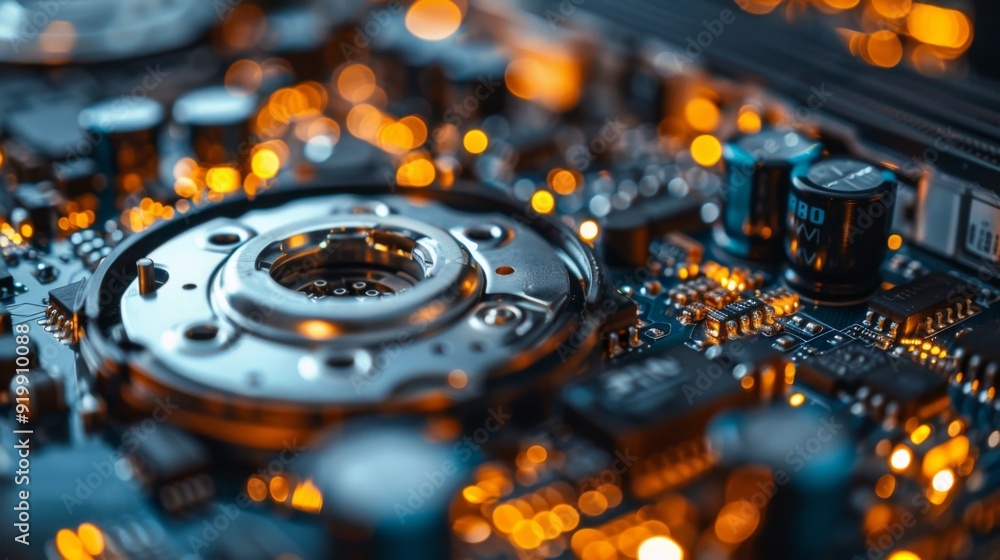 Poster capture the satisfaction of a technician successfully recovering data from a failing hard drive usin