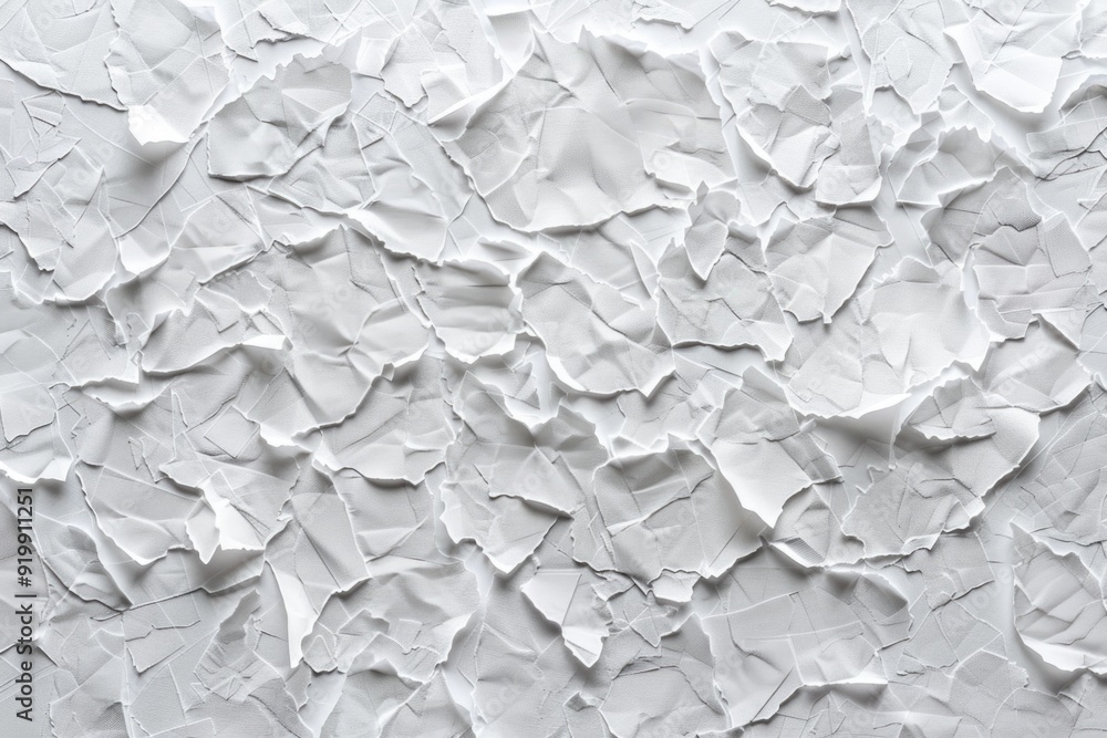 Poster A detailed view of a piece of paper on a wall, great for emphasizing written text or adding context to an image
