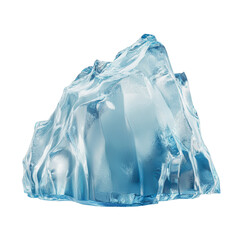 Obraz premium PNG Glacial ice formation on a clear day