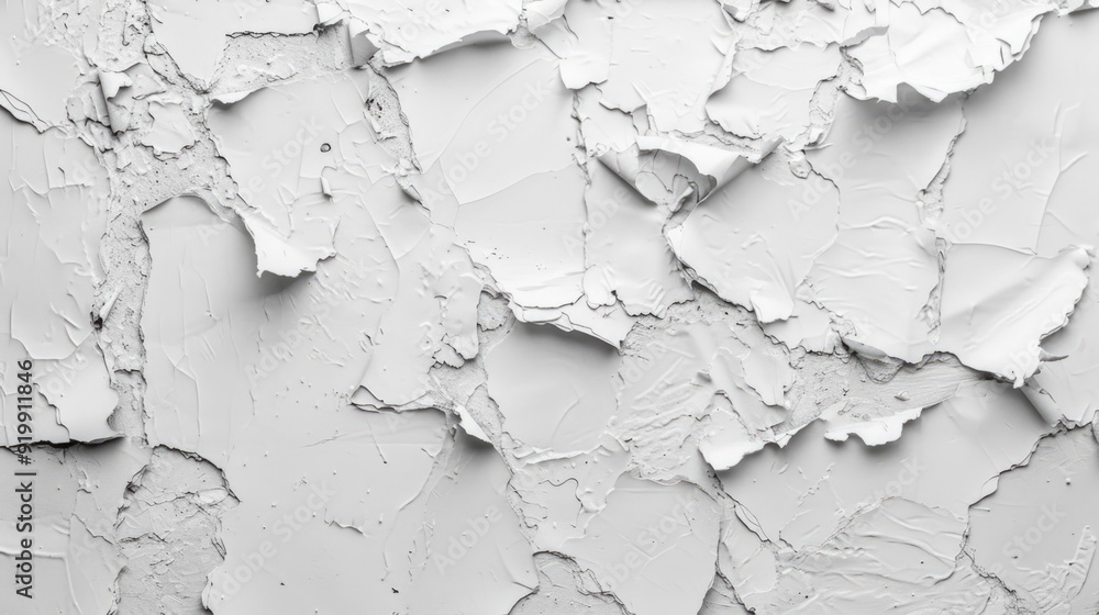 Aufkleber A close-up shot of white paint on a wall, suitable for use in designs and projects where a clean and simple background is needed