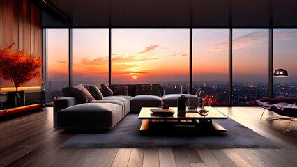 Fototapeta premium Living Room HD 8K Wallpaper: High-Resolution Photographic Image