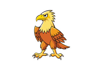 Fototapeta premium eagles Silhouette vector illustration 