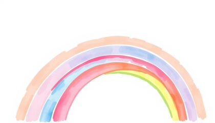 Obraz premium Watercolor Rainbow.