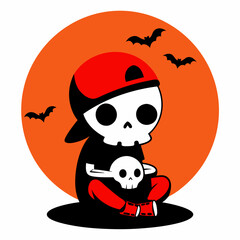 halloween pumpkin cartoon