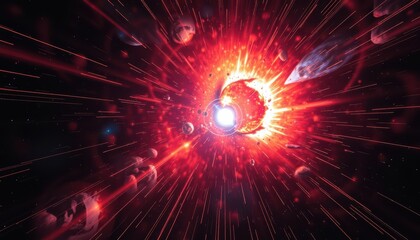 Fototapeta premium Cosmic Explosion.