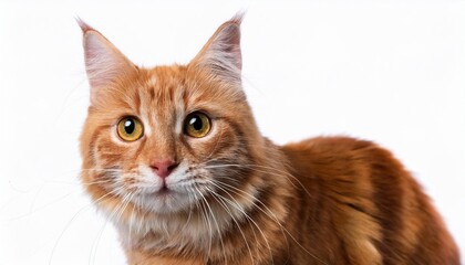 orange tabby cat pet, AI generated