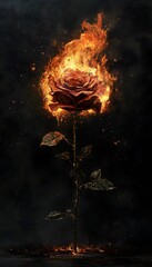 Burning Rose