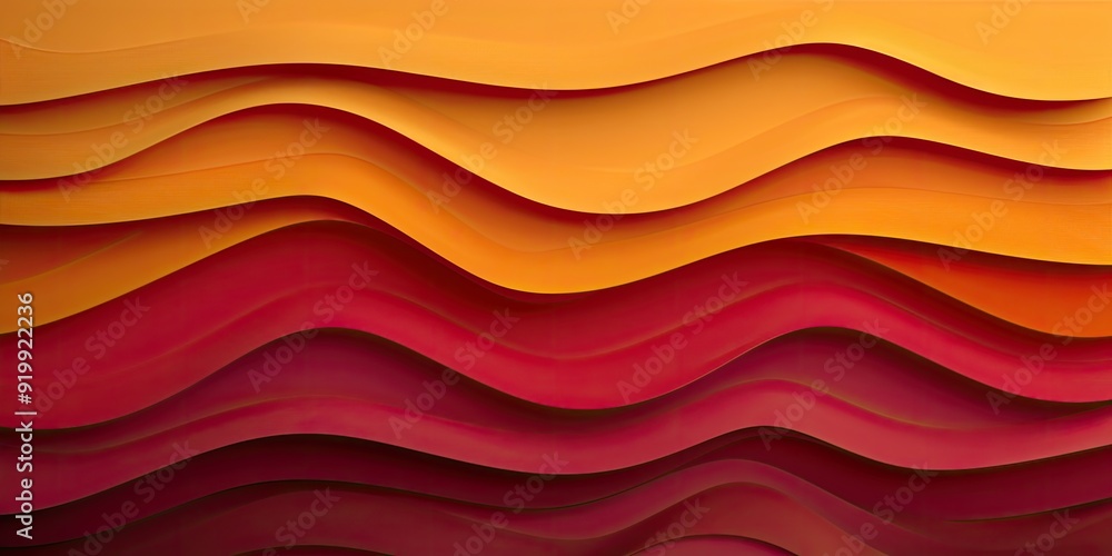 Poster modern autumnal gradient background with soft textures in amber and red hues for 2024 branding and s