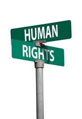 human rights sign
