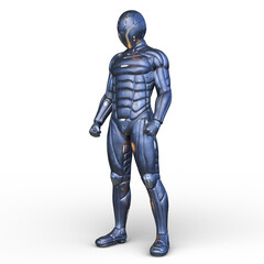サイバーマン　3DCGレンダリング