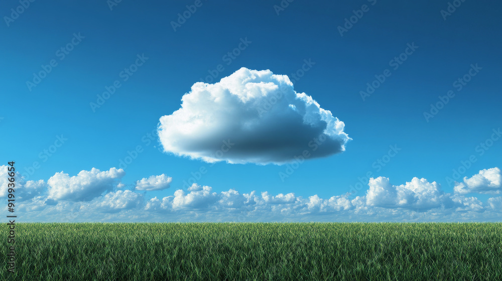Poster move your files and data securely using cloud technology. share information easily online with moder