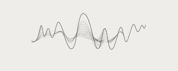 Abstract Waveform Illustration