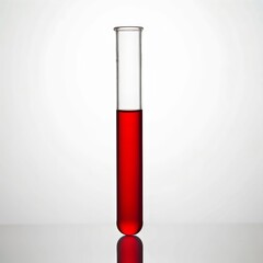 Red Liquid in a Test Tube
