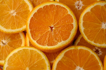 Full Frame Shot Of Oranges