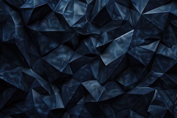 Naklejka premium Abstract geometric shapes on a dark blue background