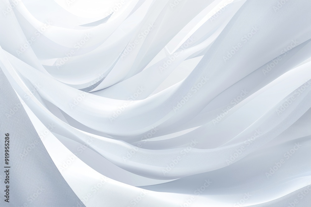 Poster a close-up view of white fabric texture