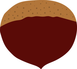 Chestnut, 밤나무 벡터 일러스트
