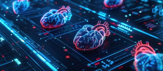Digital Heart Illustration