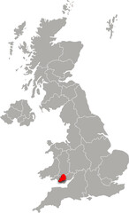 mid glamoran map ADMINISTRATIVE DIVISIONS of UNITED KINGDOM 3d isometric map