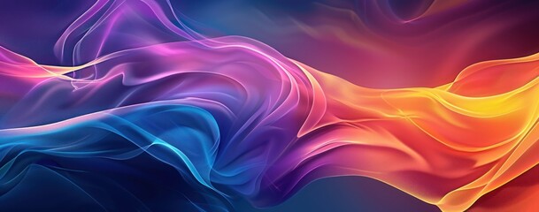 Obraz premium Abstract Swirling Colors