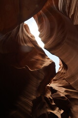 Antelope Canyon in Arizona with a Pocket of Sunshine