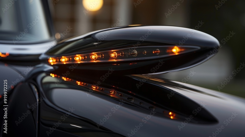 Poster the mirrors dual function as both a reflective surface and a turn signal indicator is evident in the