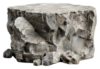 PNG  Rugged stone texture pedestal