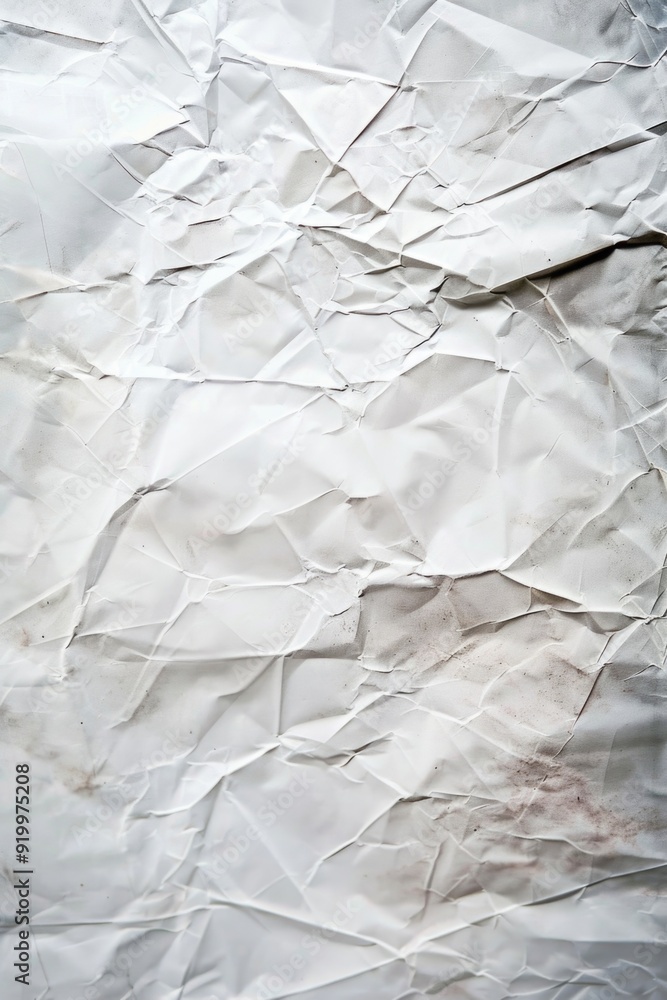 Poster a close-up shot of a white paper with no marks or writing