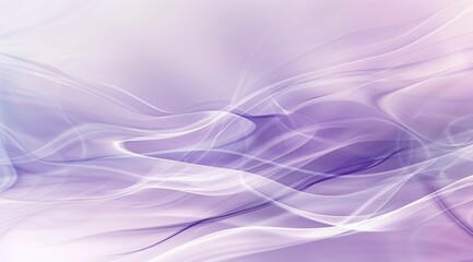 This is a beautifully soft and flowing abstract design that features delicate shades of purple and smooth waves