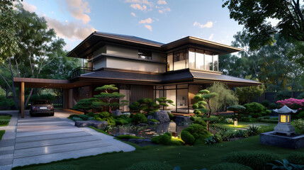 Fototapeta premium house exterior
