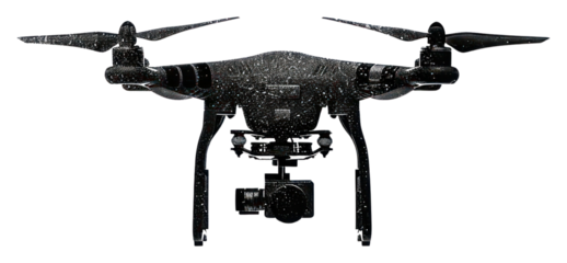 PNG  Drone camera technology in flight.