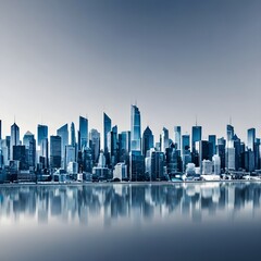 Obraz premium city skyline in the business background