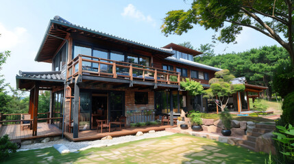 Obraz premium house exterior