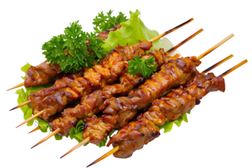 Golden-brown grilled chicken wings and tender pork ribs share a sizzling platter, a carnivore's dream come true