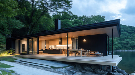 Fototapeta premium modern house