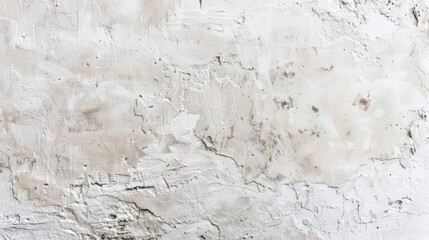 Obraz premium Aged White Concrete Wall Texture Background for Presentations and Templates with Text Space.