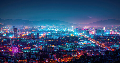 Fototapeta premium city night