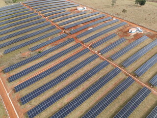 Painel Solar Fazenda Solar - Energia Fotovoltaico © Atilio
