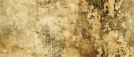 Fototapeta premium A nostalgic background in muted brown with vintage paper textures